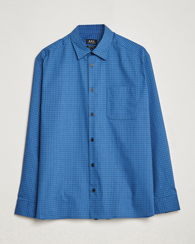 Mies | A.P.C. | A.P.C. | Marlo Casual Shirt Blue Check