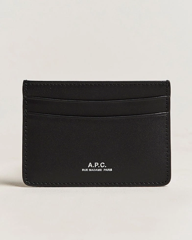 Mies | Lompakot | A.P.C. | Calf Leather Card Holder Black