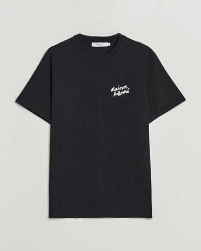 Mies | Mustat t-paidat | Maison Kitsuné | Mini Handwriting T-Shirt Black