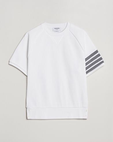 Mies | Luxury Brands | Thom Browne | Short Sleeve Sweatshirt White