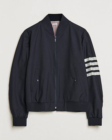 Mies |  | Thom Browne | 4-Bar Blouson Jacket Navy