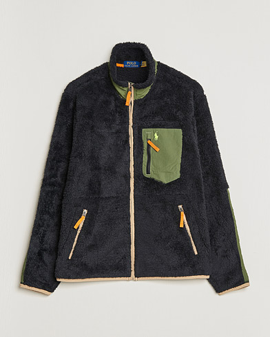 Mies | Puserot | Polo Ralph Lauren | Curly Sherpa Full Zip Black Multi
