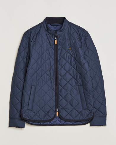 Mies | Morris Takit | Morris | Teddy Quilted Jacket Old Blue