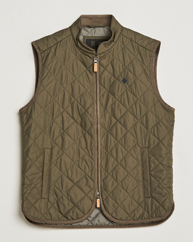Mies | Morris | Morris | Teddy Quilted Vest Olive