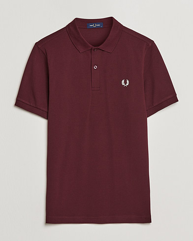 Mies | Lyhythihaiset pikeepaidat | Fred Perry | Plain Polo Pique Oxblood