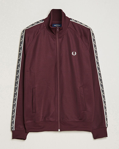 Mies | Full-zip | Fred Perry | Taped Track Jacket Oxblood