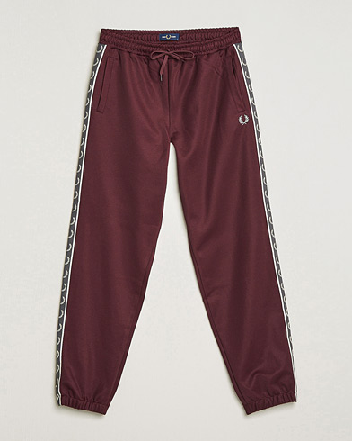 Mies | Housut | Fred Perry | Taped Track Pants Oxblood