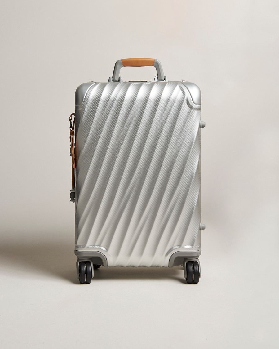TUMI International Carry-on Aluminum Trolley Texture Silver – Hopea