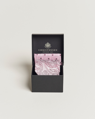 Mies | Arkipuku | Amanda Christensen | Box Set Silk 8cm Tie With Pocket Square Pink