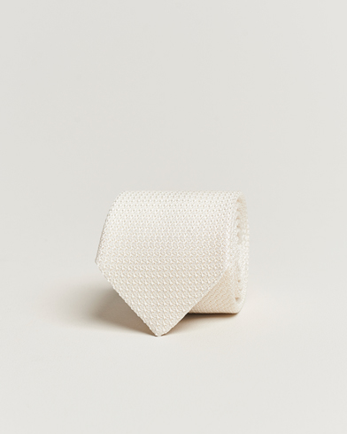 Mies | Solmiot | Amanda Christensen | Silk Grenadine 8 cm Tie White
