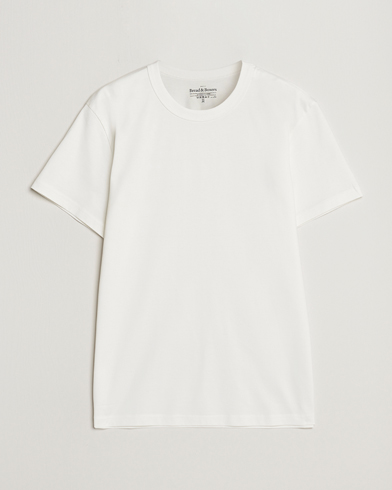 Mies | Valkoiset t-paidat | Bread & Boxers | Heavy Pima Cotton Crew Neck T-Shirt Ivory