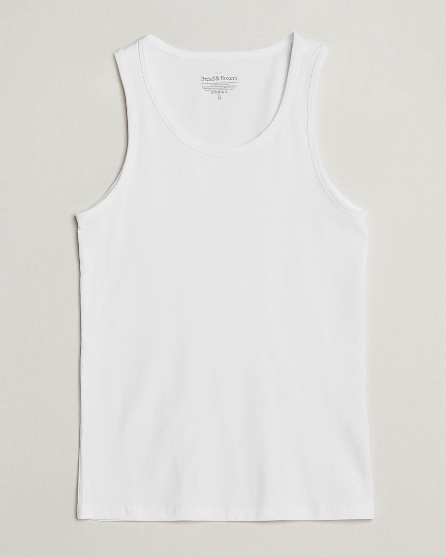Bread & Boxers 2-Pack Tank Top White – Valkoinen