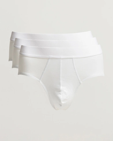 Mies | Bread & Boxers | Bread & Boxers | 3-Pack Brief White 3