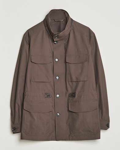 Mies | Minimalistiset takit | Brioni | Performa Silk Field Jacket Olive