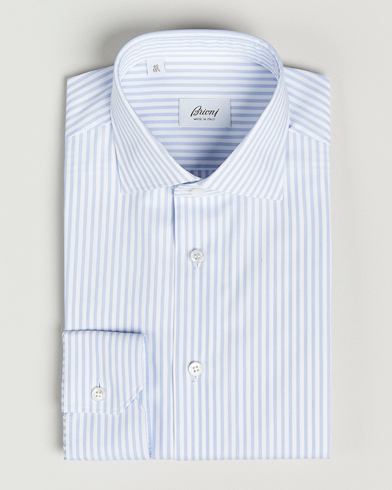 Mies | Brioni | Brioni | Slim Fit Dress Shirt Light Blue Stripe