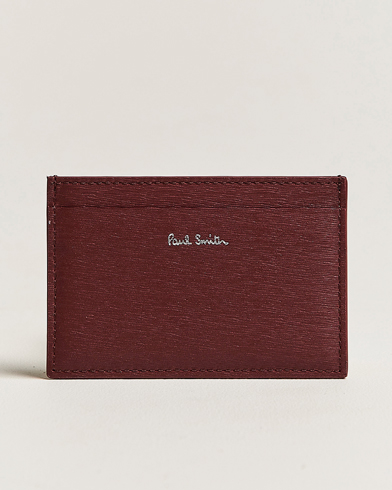 Mies | Korttilompakot | Paul Smith | Color Leather Cardholder Wine Red