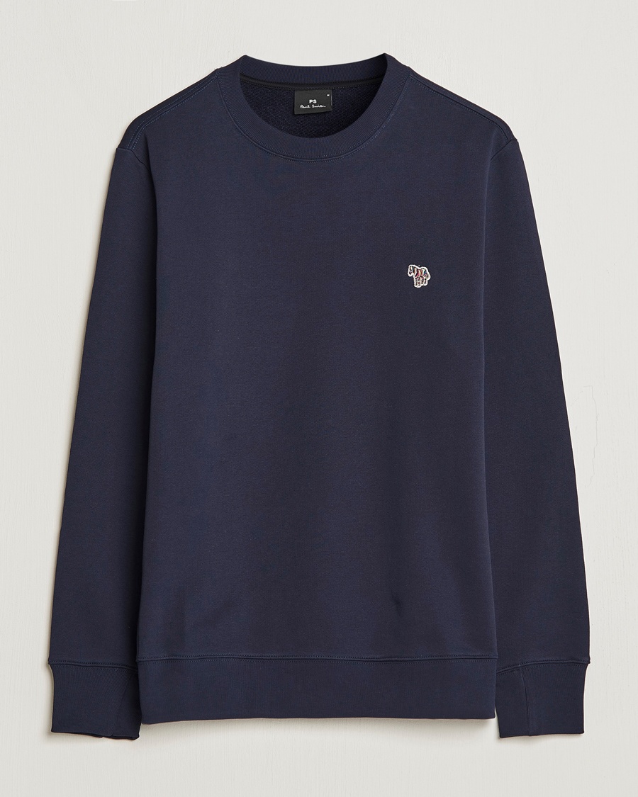 PS Paul Smith Zebra Organic Cotton Sweatshirt Navy – Sininen
