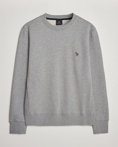 Mies |  | PS Paul Smith | Organic Cotton Crew Neck Sweatshirt Grey Melange