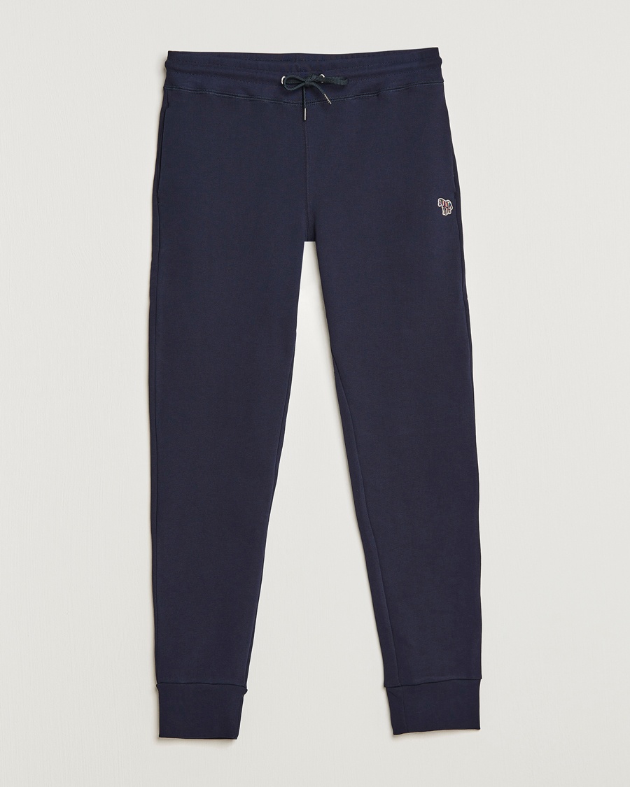 PS Paul Smith Zebra Organic Cotton Sweatpants Navy – Sininen
