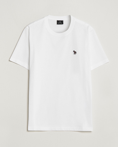 Mies | Best of British | PS Paul Smith | Classic Organic Cotton Zebra T-Shirt White