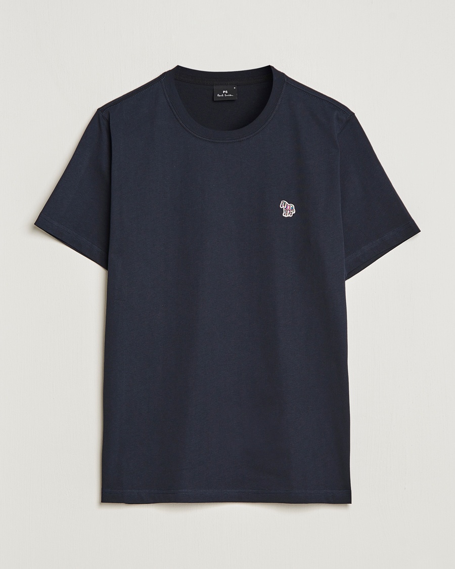 PS Paul Smith Organic Cotton Zebra T-Shirt Navy – Sininen