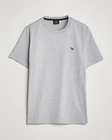 Mies | Best of British | PS Paul Smith | Classic Organic Cotton Zebra T-Shirt Grey