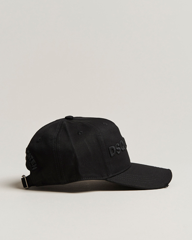 Mies |  | Dsquared2 | Lettering Logo Baseball Cap Black/Black