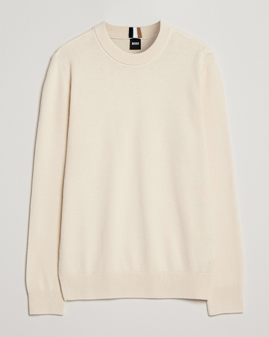 Mies |  | BOSS BLACK | Ecaio Knitted Sweater Open White