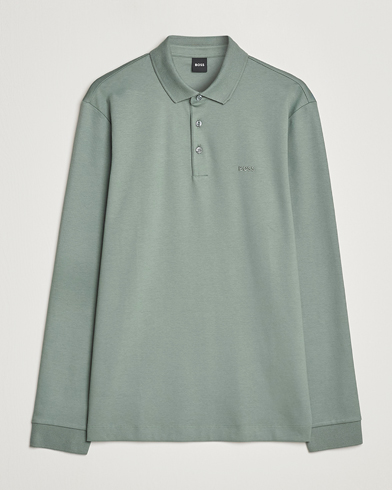 Mies |  | BOSS BLACK | Pado Knitted Polo Shirt Open Green