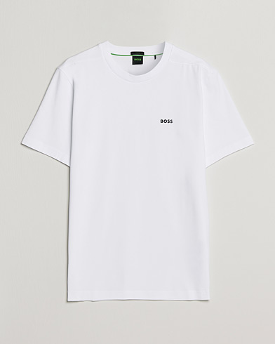 Mies |  | BOSS GREEN | Logo Crew Neck T-Shirt White