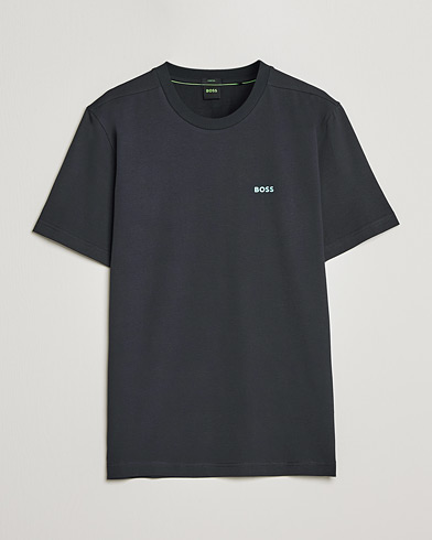 Mies |  | BOSS Athleisure | Logo Crew Neck T-Shirt Dark Blue