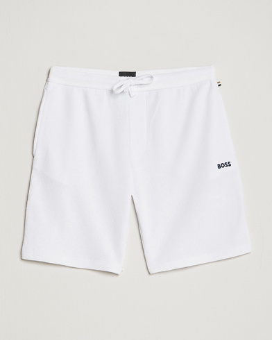 Mies |  | BOSS BLACK | Waffle Logo Shorts Open White