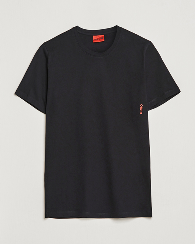 Mies | Lyhythihaiset t-paidat | HUGO | 2-Pack Logo Crew Neck T-Shirt Black