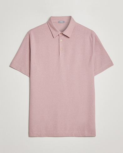 Mies |  | Zanone | Ice Cotton Polo Washed Pink
