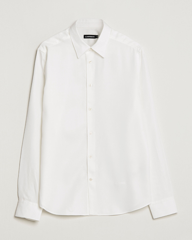 Mies | Rennot paidat | J.Lindeberg | Slim Fit Comfort Tencel Shirt Cloud White