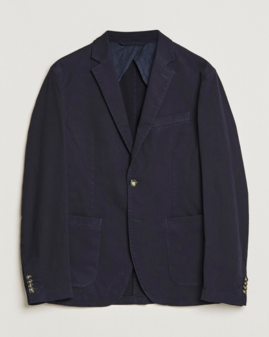Mies | Puuvillaiset pikkutakit | J.Lindeberg | Hopper Cotton Garment Dye Blazer Navy