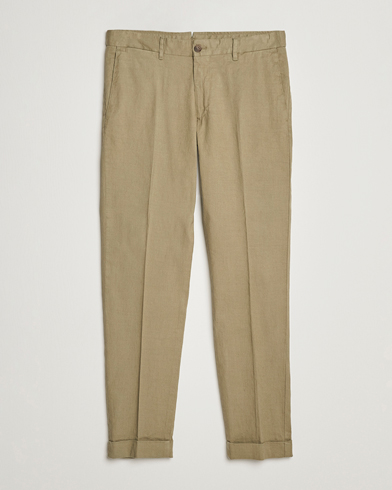 Mies |  | J.Lindeberg | Grant Stretch Cotton/Linen Trousers Aloe