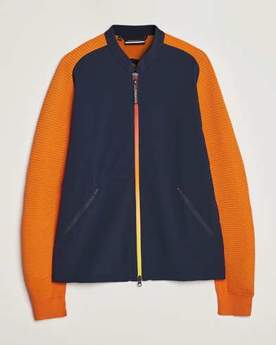 Mies |  | J.Lindeberg | Rolf Hybrid Knitted Jacket Navy