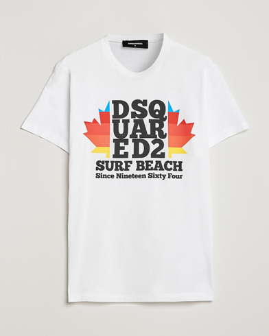 Mies | Dsquared2 | Dsquared2 | Surf Beach Tee White