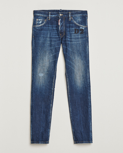 Mies |  | Dsquared2 | Skater Jeans Dark Blue Wash