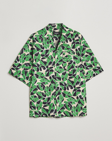 Mies | Dsquared2 | Dsquared2 | Printed Bowling Shirt Beige/Green