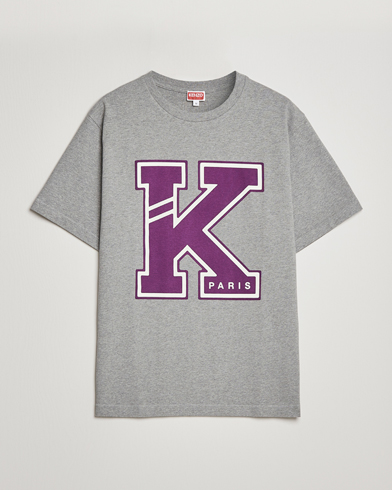 Mies | KENZO | KENZO | College Classic T-Shirt Pearl Grey