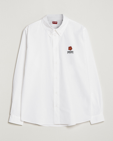 Mies | KENZO | KENZO | Boke Flower Crest Casual Shirt White