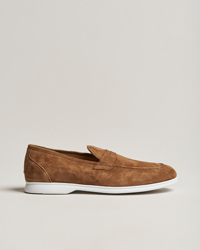 Mies | Loaferit | Kiton | Summer Loafers Brown Suede