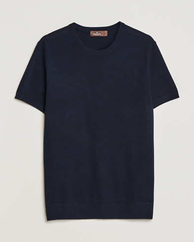 Mies |  | Morris Heritage | Alberto Knitted T-Shirt Navy