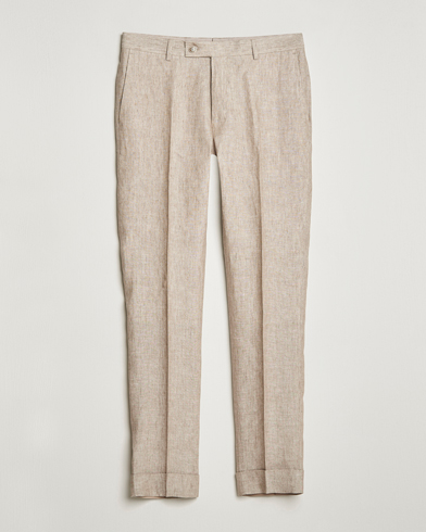 Mies | Pellavahousut | Morris Heritage | Jack Linen Suit Trousers Beige