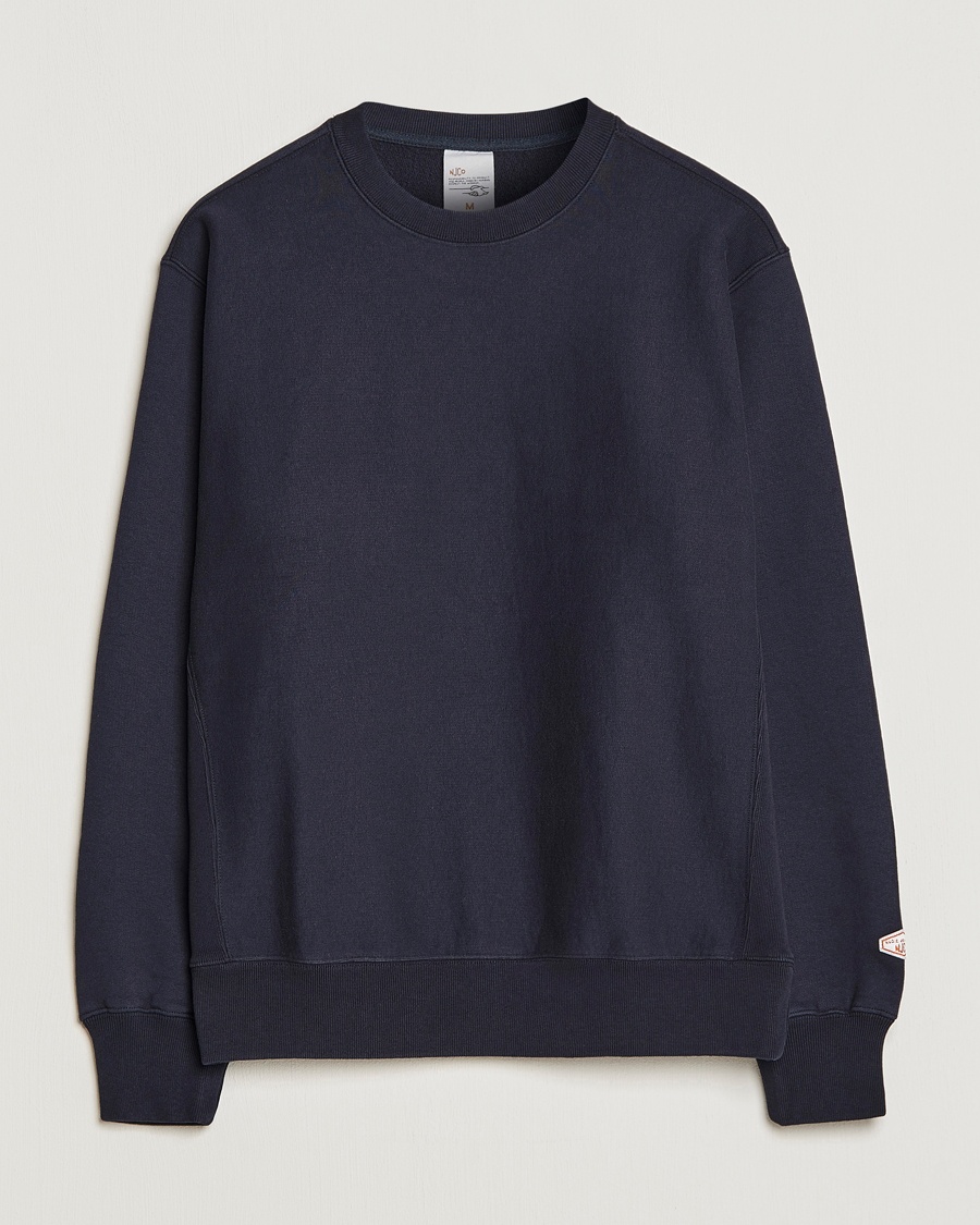Nudie Jeans Hasse Crew Neck Sweatshirt Navy – Sininen