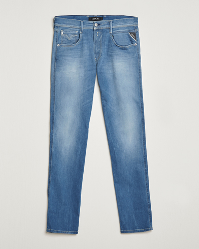 Mies |  | Replay | Anbass Hyperflex Recyceled 360 Jeans Medium Blue