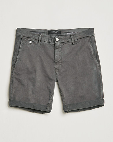 Mies | Chino-shortsit | Replay | Benni Hyperflex Shorts Grey