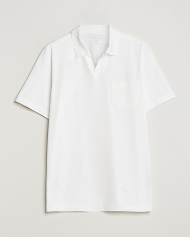 Mies |  | SEASE | Short Sleeve Jersey Polo White